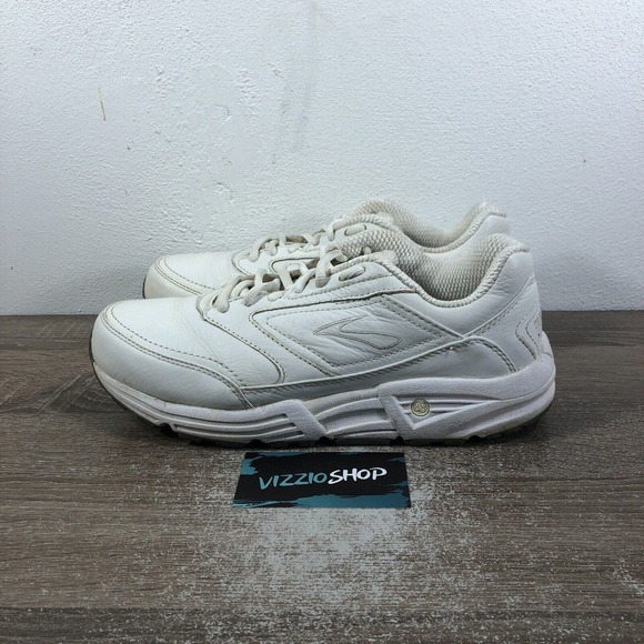 Brooks Addiction Walker White Walking Shoes Women's 9 2E Extra Wide 1200322E111 - Picture 3 of 8